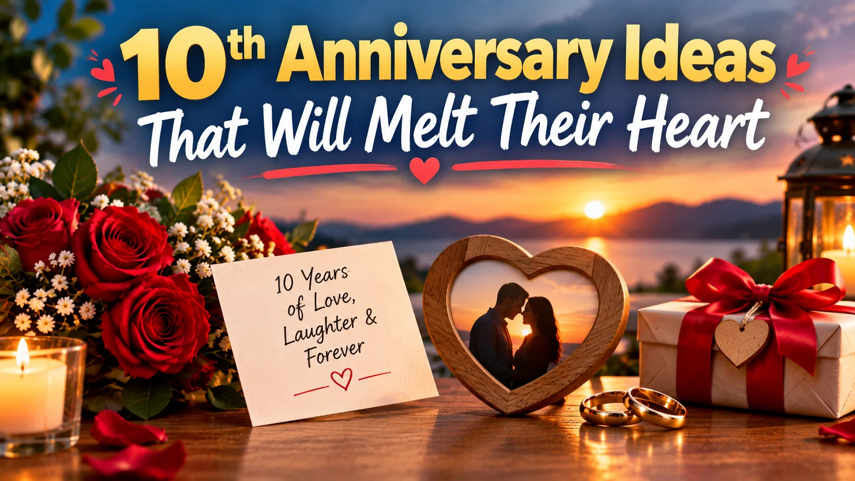 10th Anniversary Ideas That Will Melt Their Heart