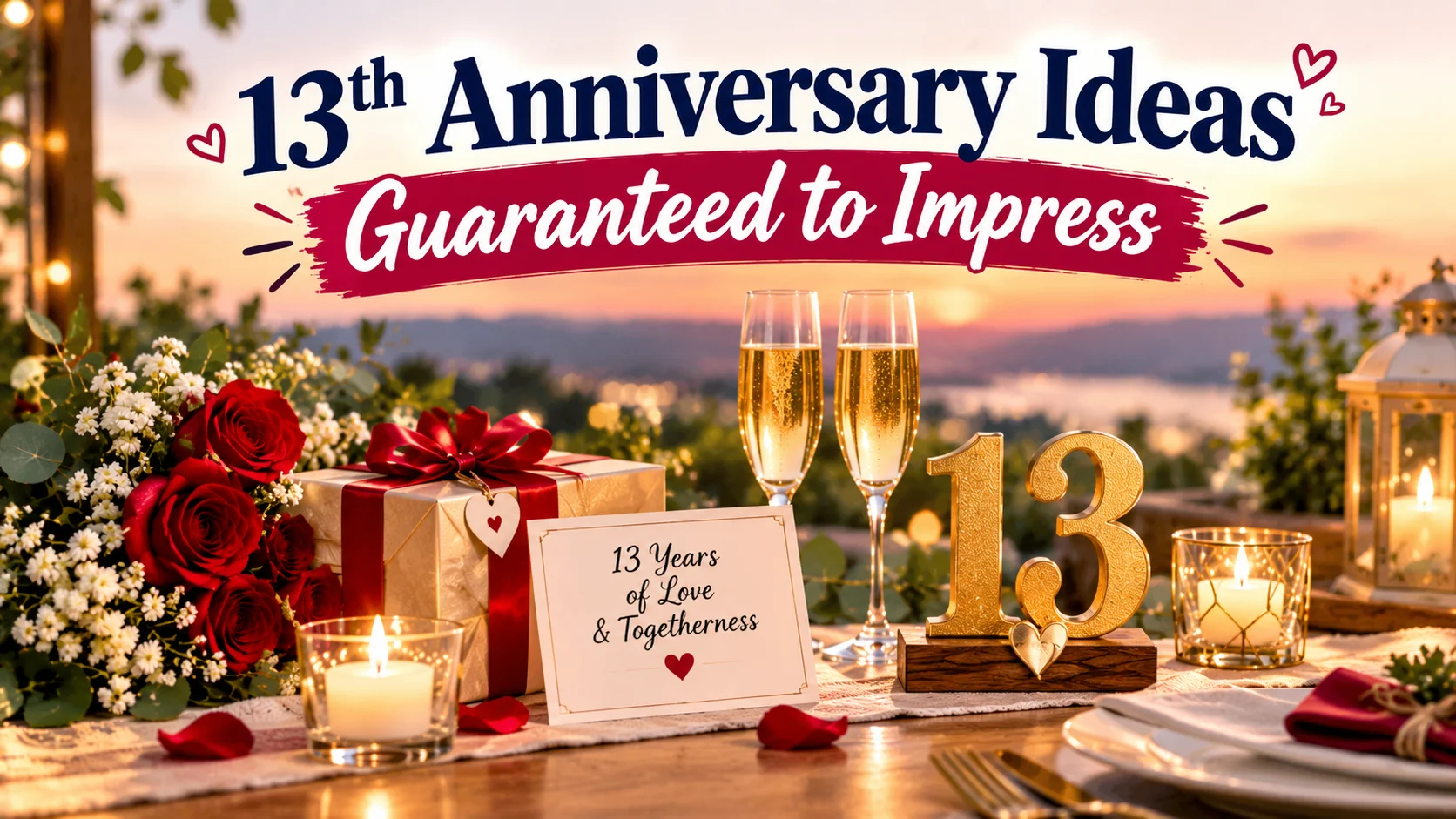 13th Anniversary Ideas Guaranteed to Impress
