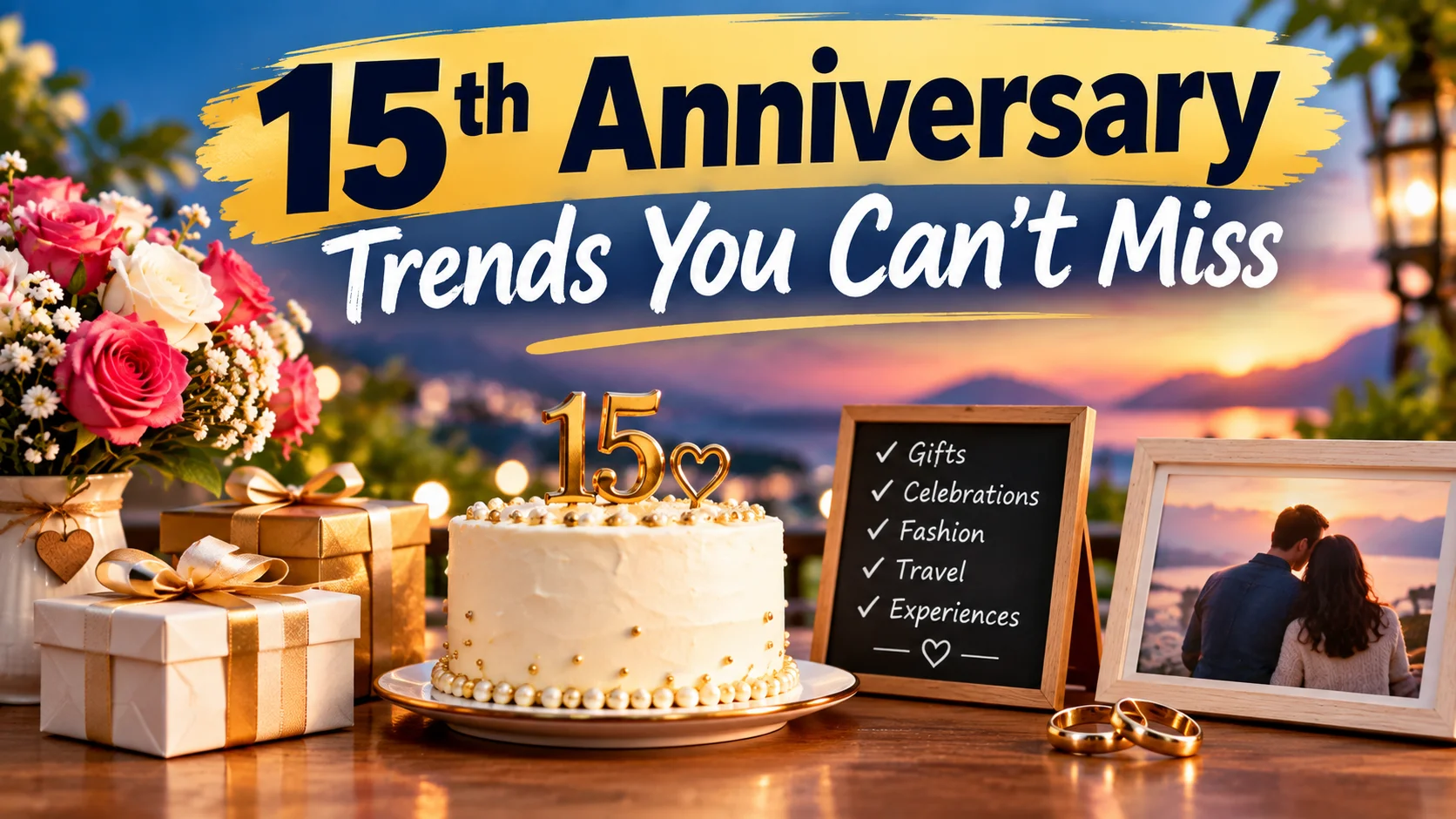 15th Anniversary Trends You Can’t Miss