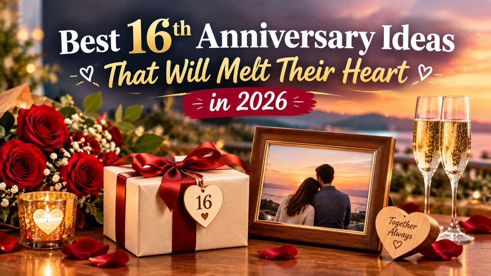16th Anniversary Ideas That Will Melt Their Heart