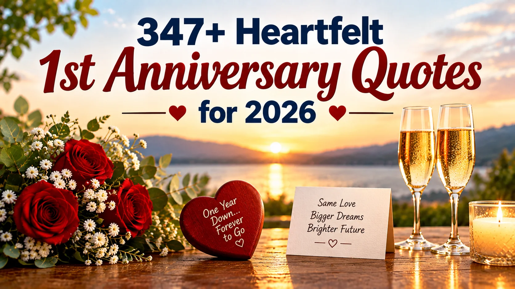 1st Anniversary Quotes for 2026