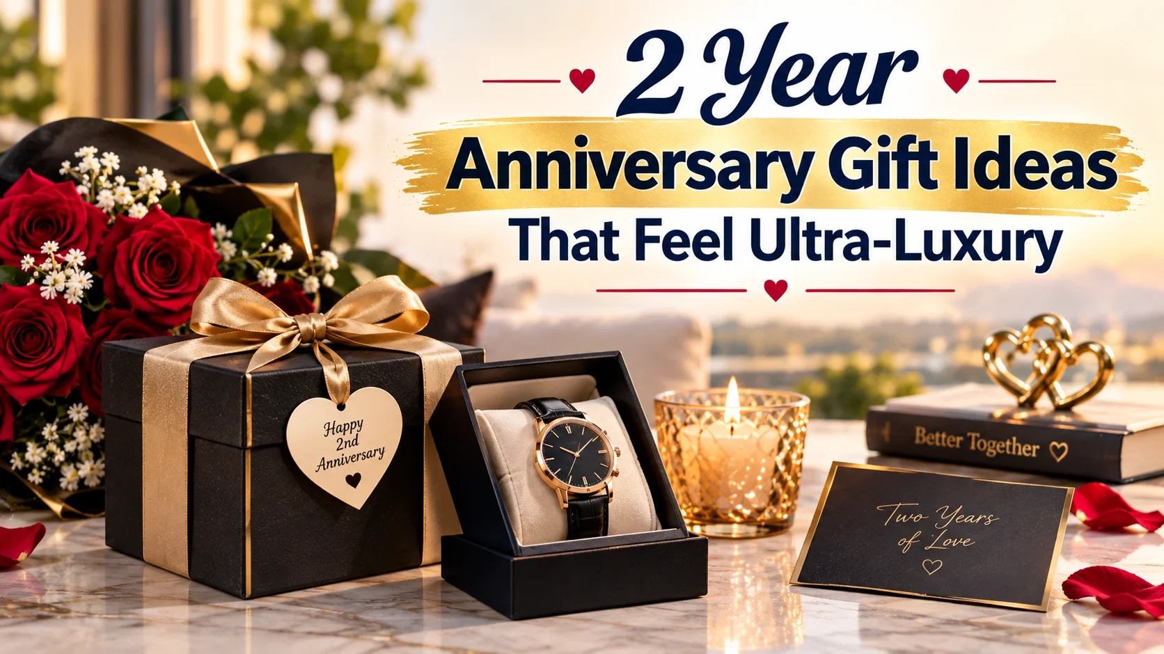 2 Year Anniversary Gift Ideas That Feel Ultra-Luxury