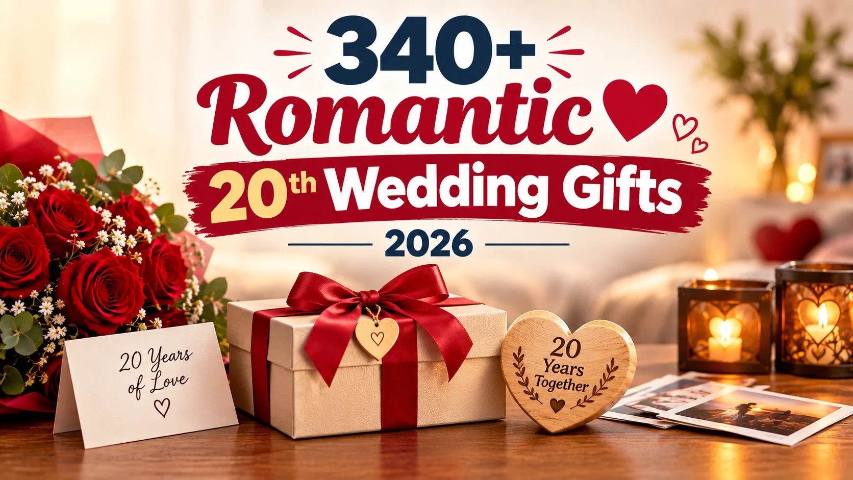 Romantic ❤️ 20th Wedding Gifts 2026