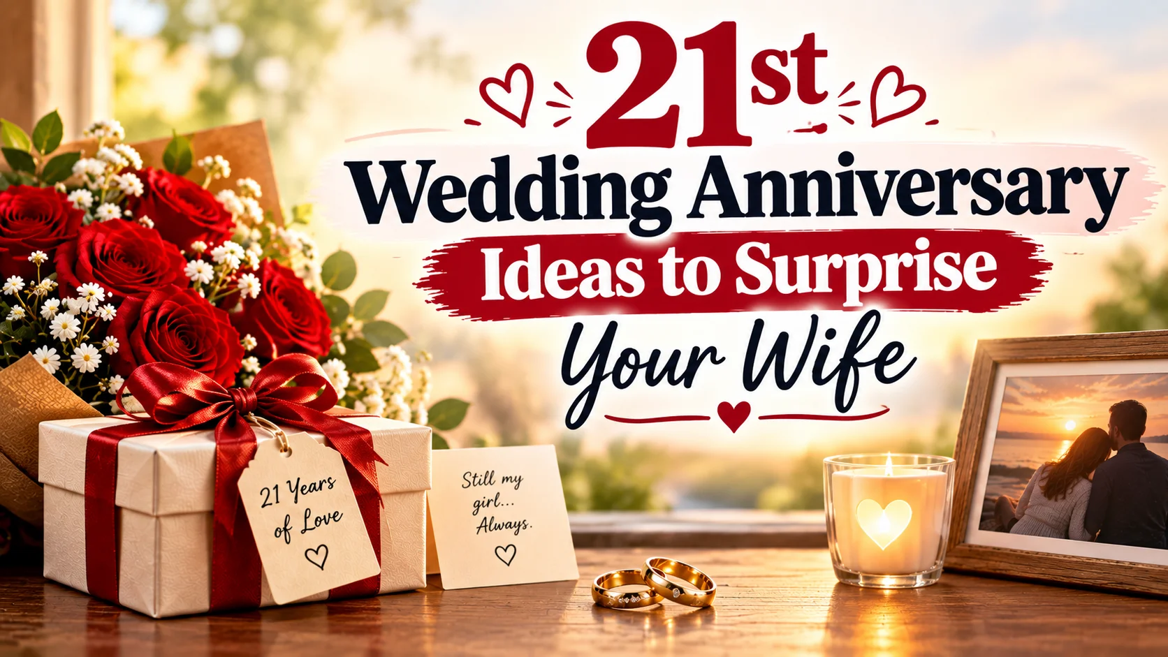 21st Wedding Anniversary Ideas to Surprise Your Wife