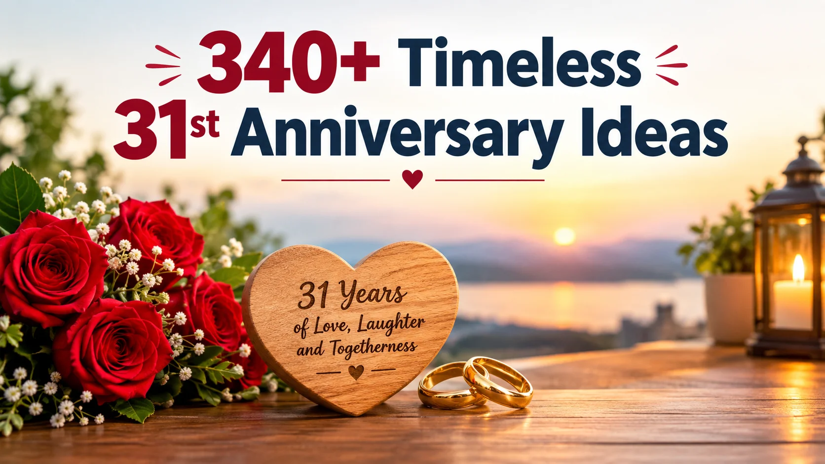 Timeless 31st Anniversary Ideas 