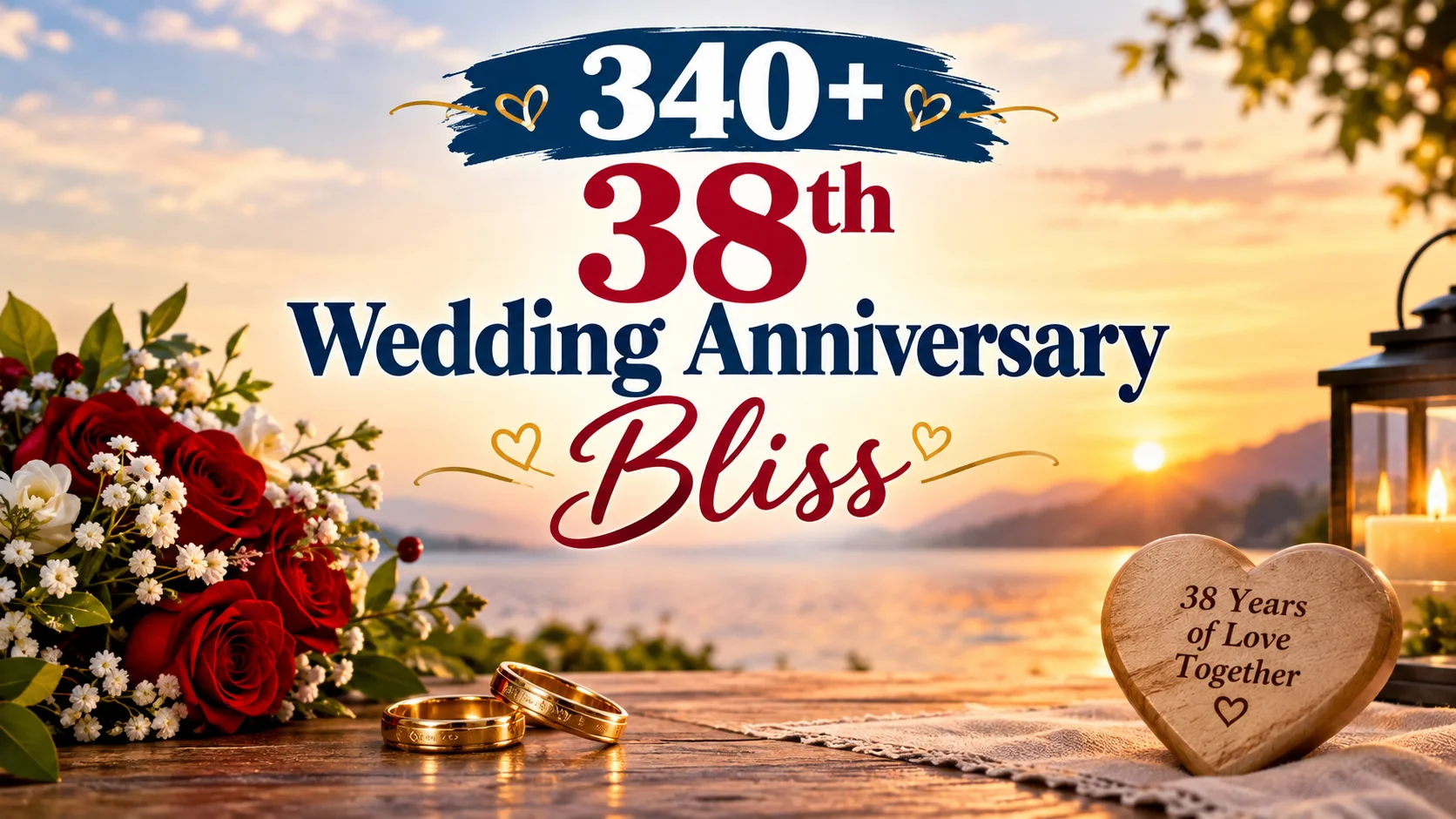 38th Wedding Anniversary Bliss 