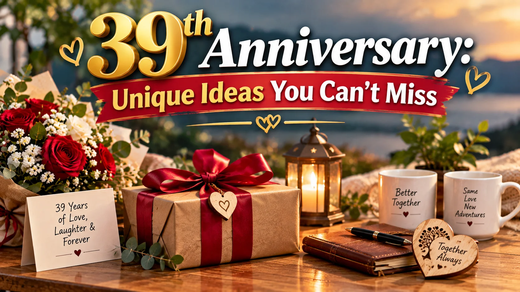 39th Anniversary: Unique Ideas You Can’t Miss