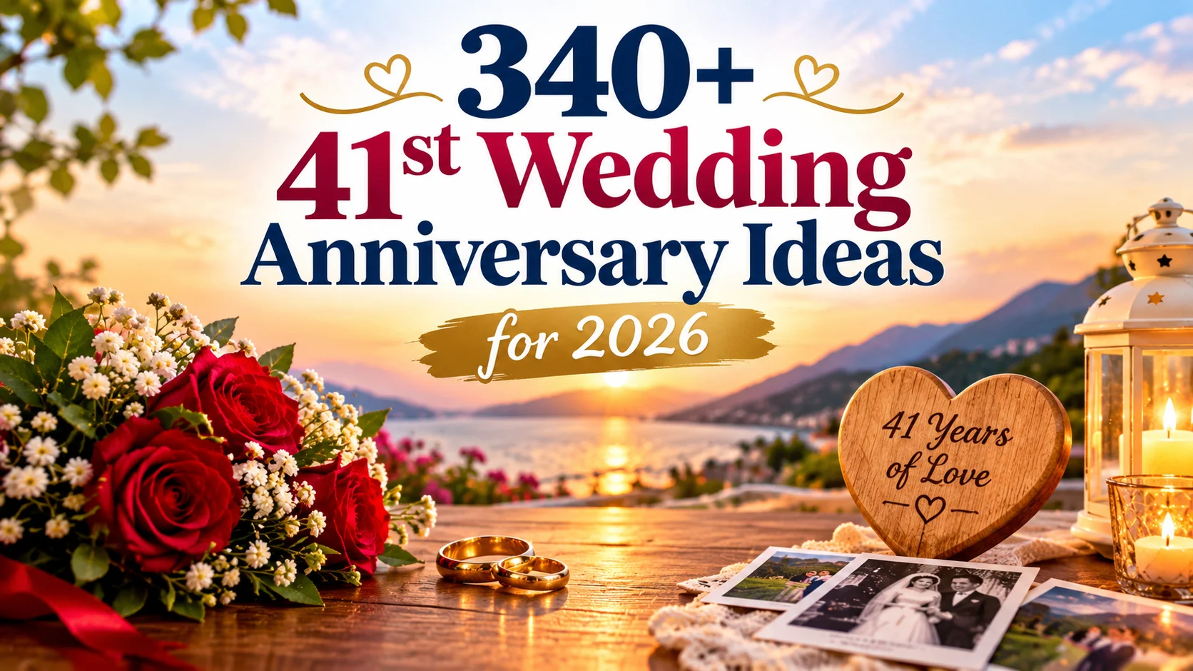 41st Wedding Anniversary Ideas