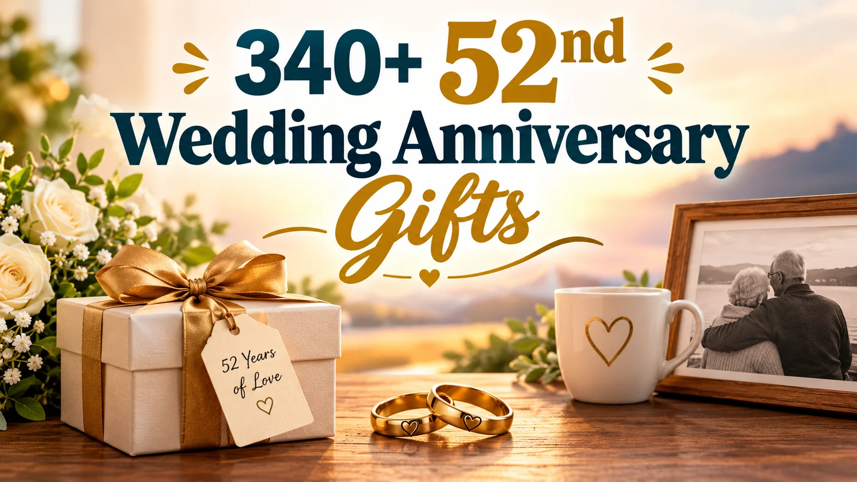 52nd Wedding Anniversary Gifts 