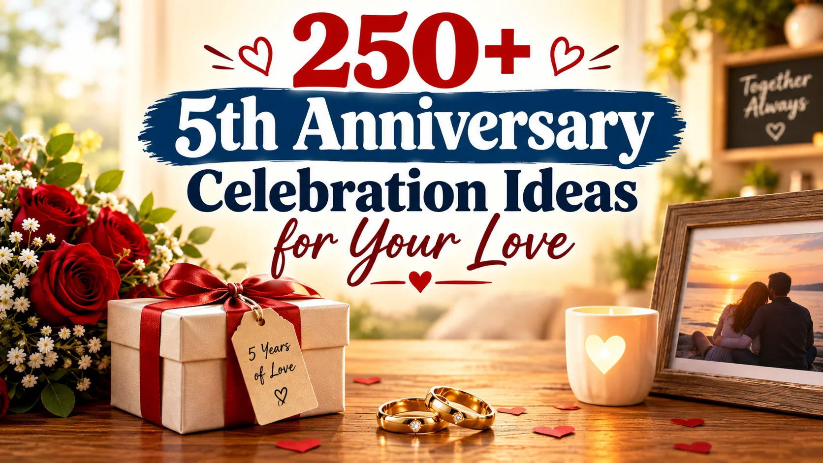 5th Anniversary Celebration Ideas for Your Love