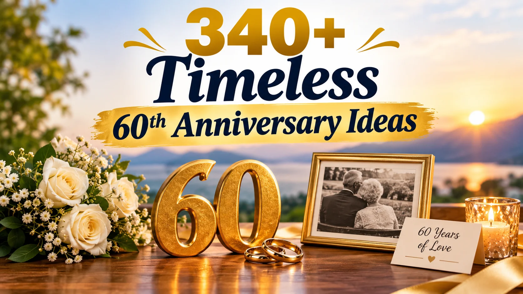 Timeless 60th Anniversary Ideas  