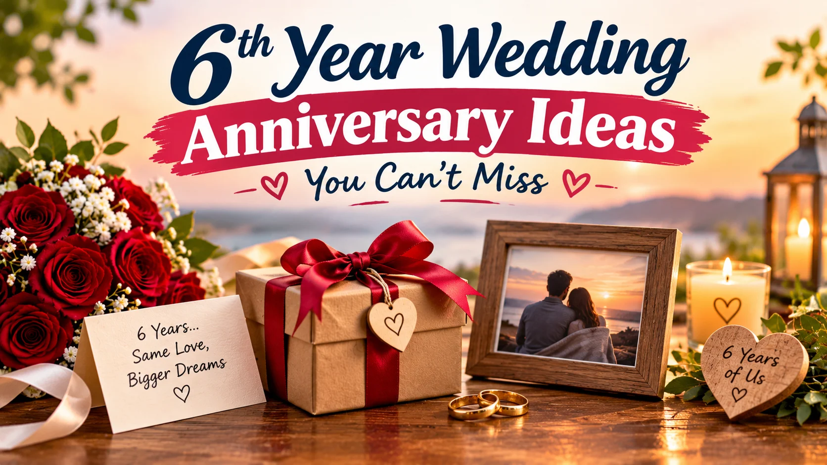 6th Year Wedding Anniversary Ideas You Can’t Miss