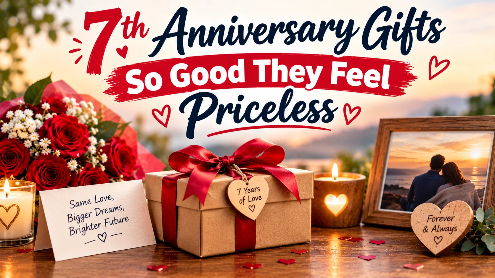 7th Anniversary Gifts So Good They Feel Priceless