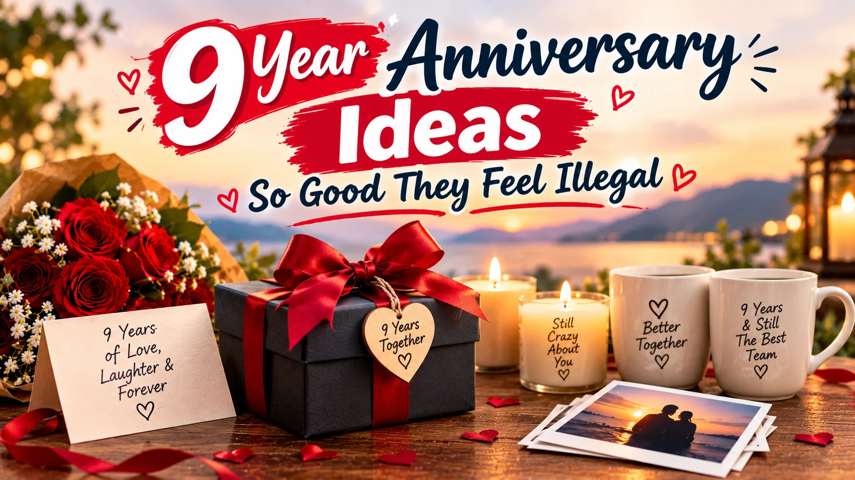 9 Year Anniversary Ideas So Good They Feel Illegal