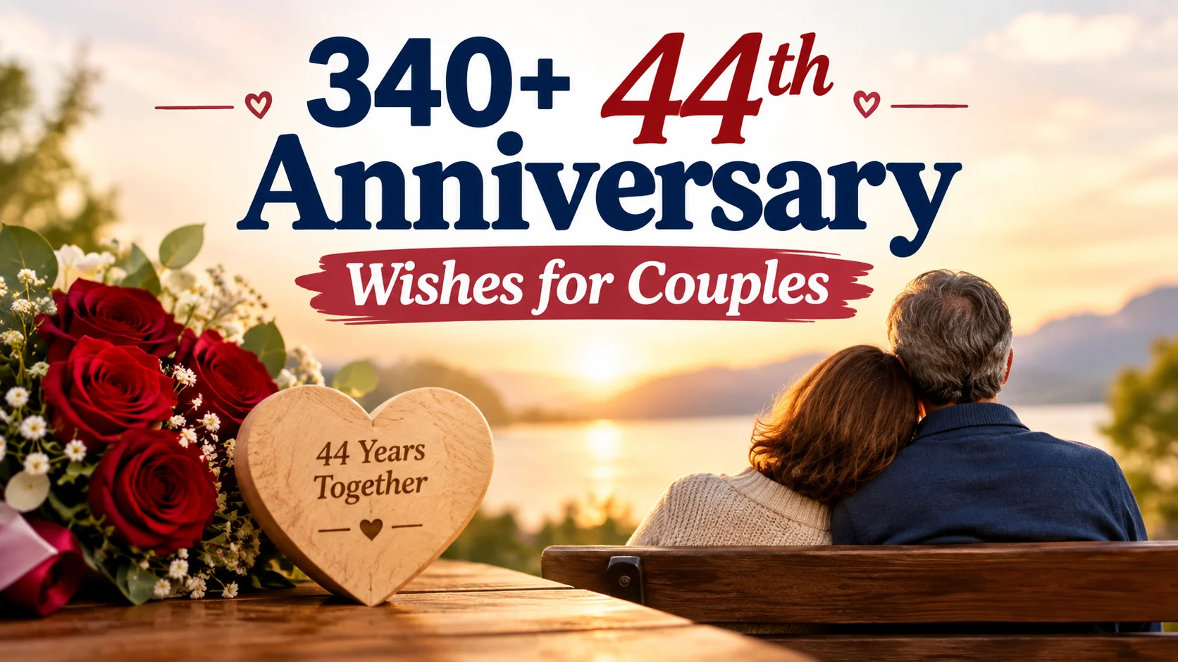 44th Anniversary Wishes for Couples
