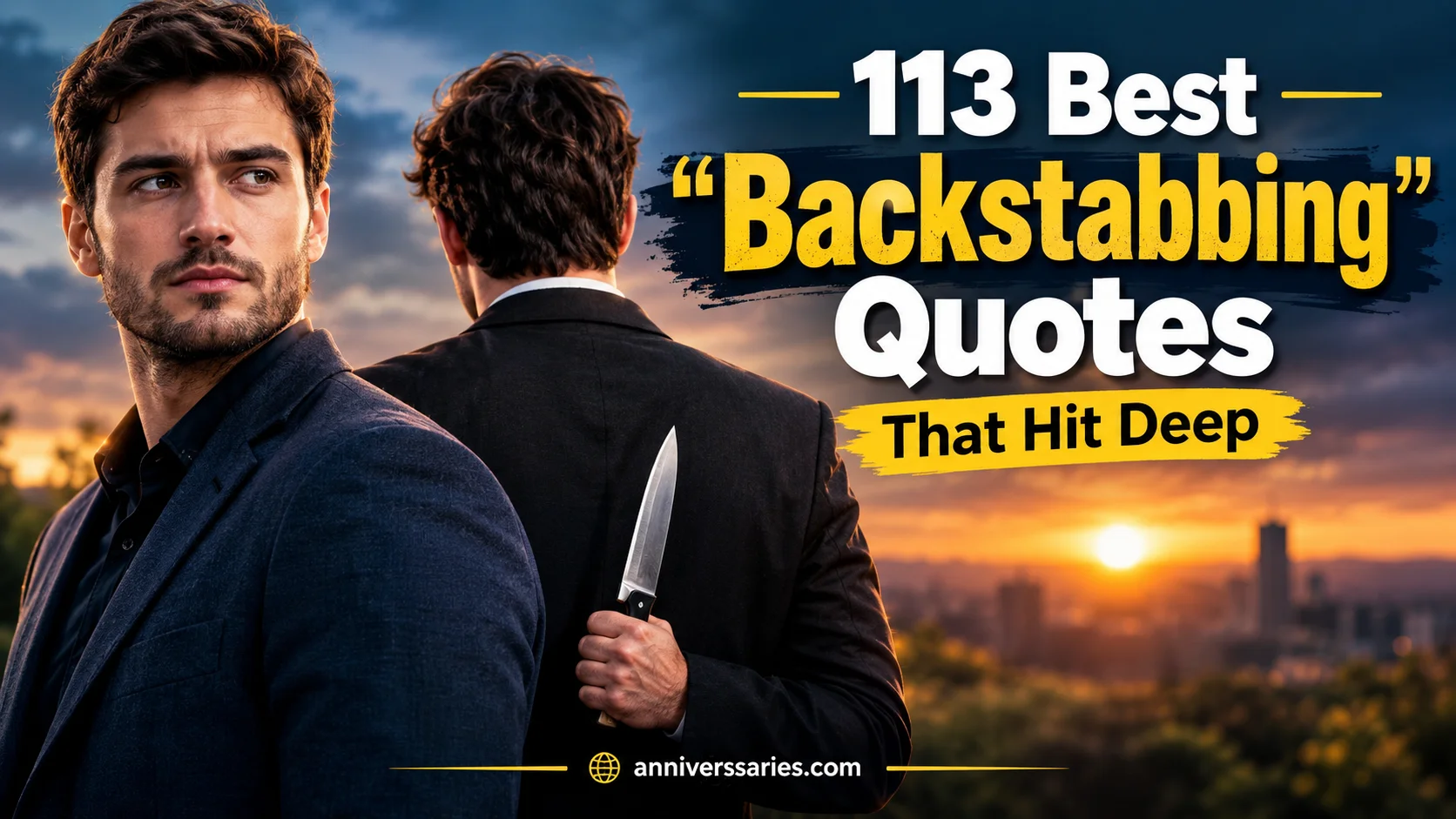 Best "Backstabbing Quotes" That Hit Deep