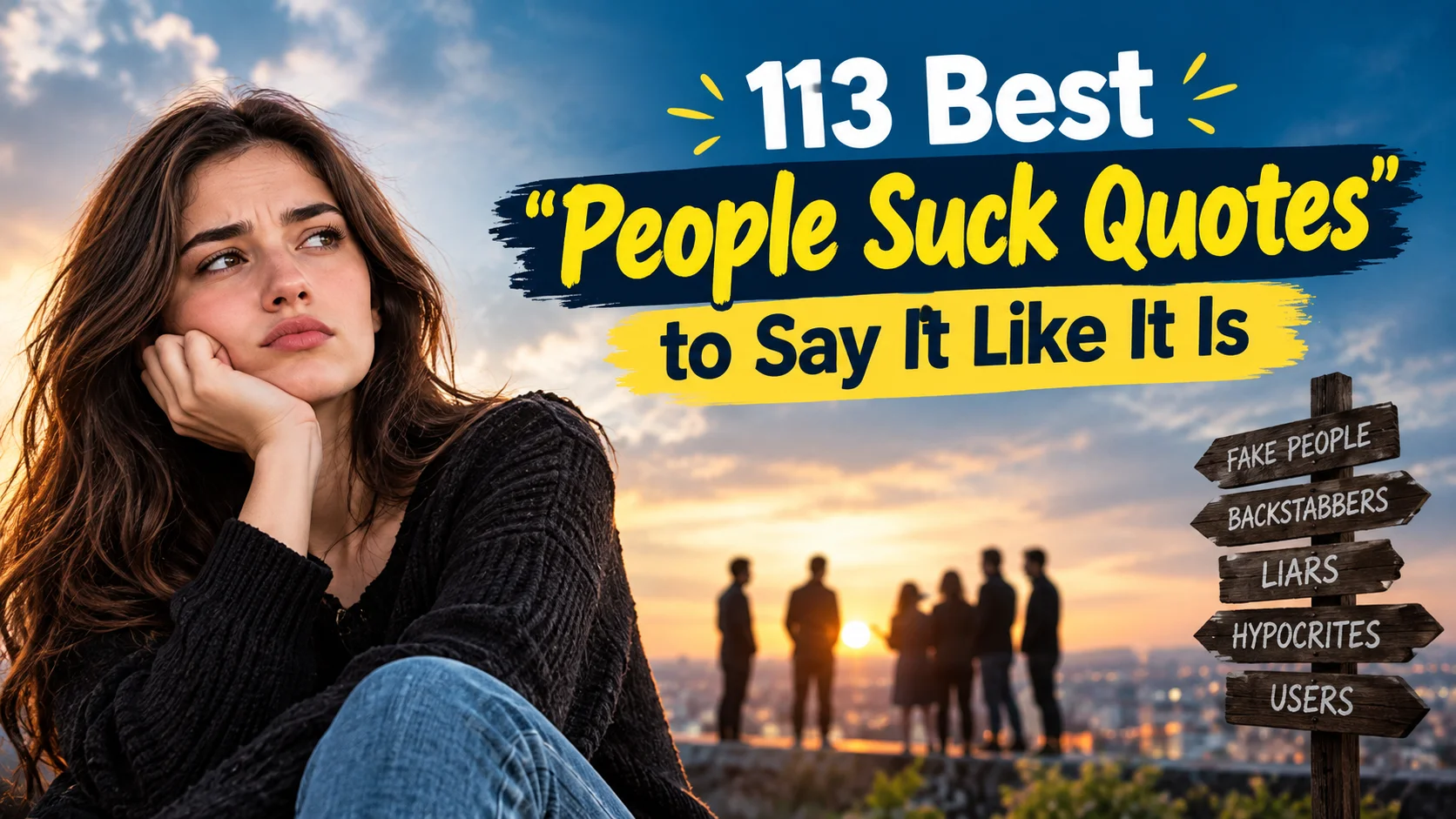 Best "People Suck Quotes" to Say It Like It Is
