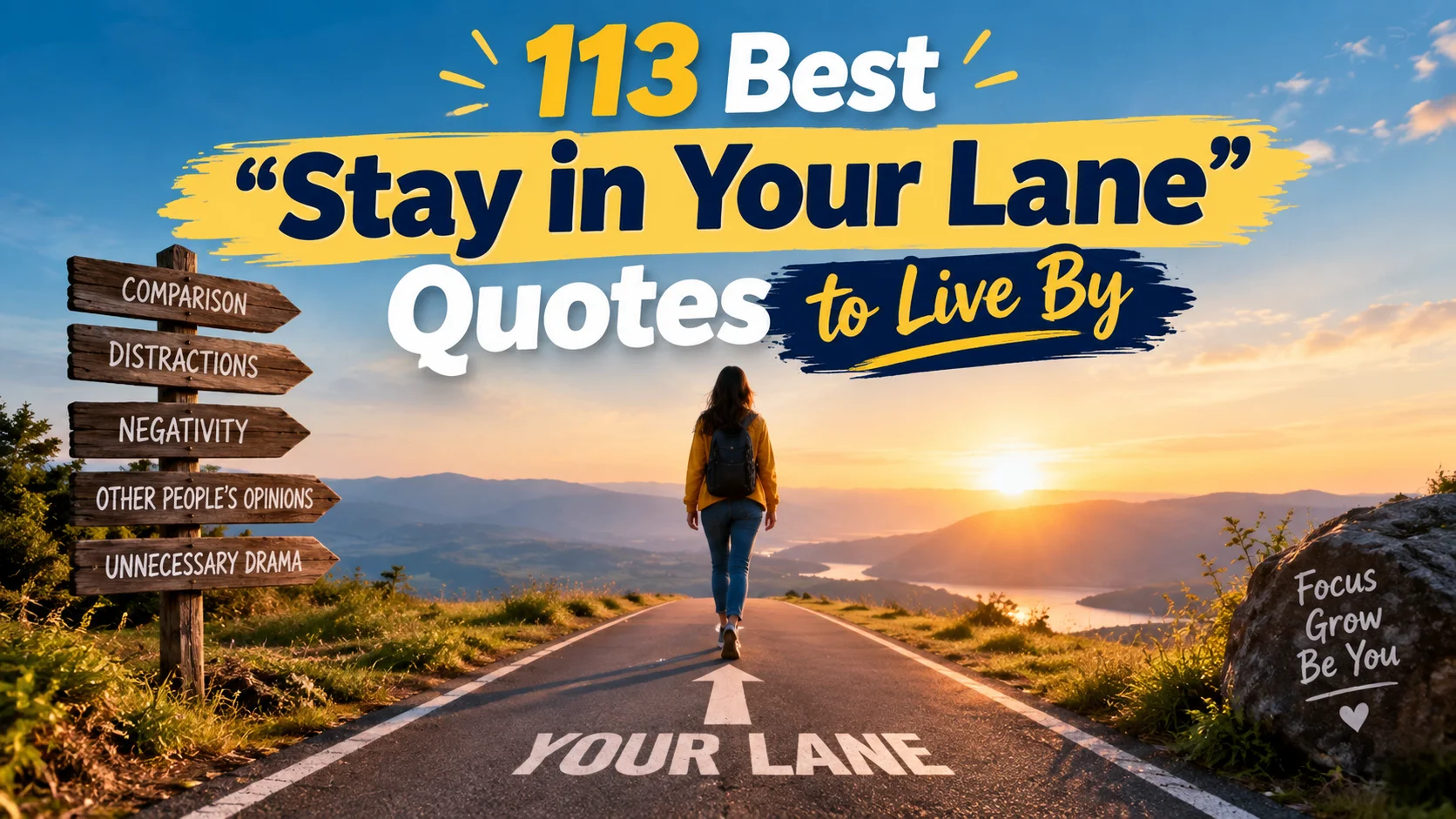 Best "Stay in Your Lane Quotes" to Live By