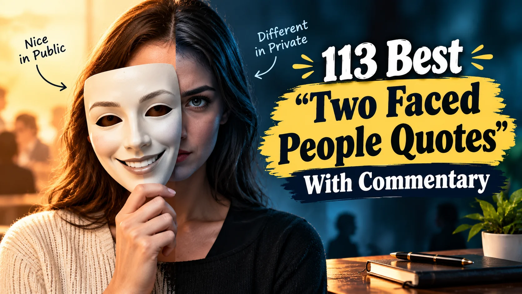 Best "Two Faced People Quotes" With Commentary